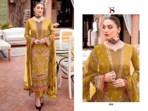 Deepsy Cheveron Lawn 5 cotton Designer Pakistani Suit Collection
